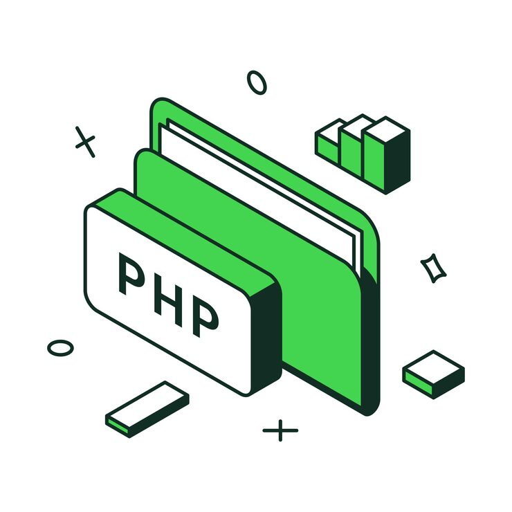 Vector web development archive data storage online support computing connection system server interface isometric vector illustration internet engineering database processing cyberspace technology