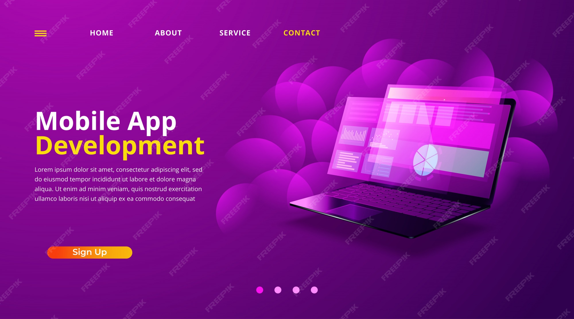 Premium Vector | Web development, coding and programming responsive ...