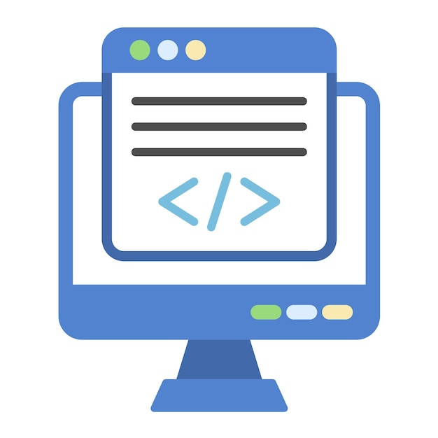 Web Development Flat Illustration