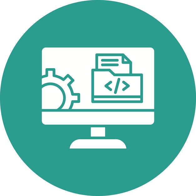 Веб-икона векторного изображения разработки Может использоваться для кодирования и разработки