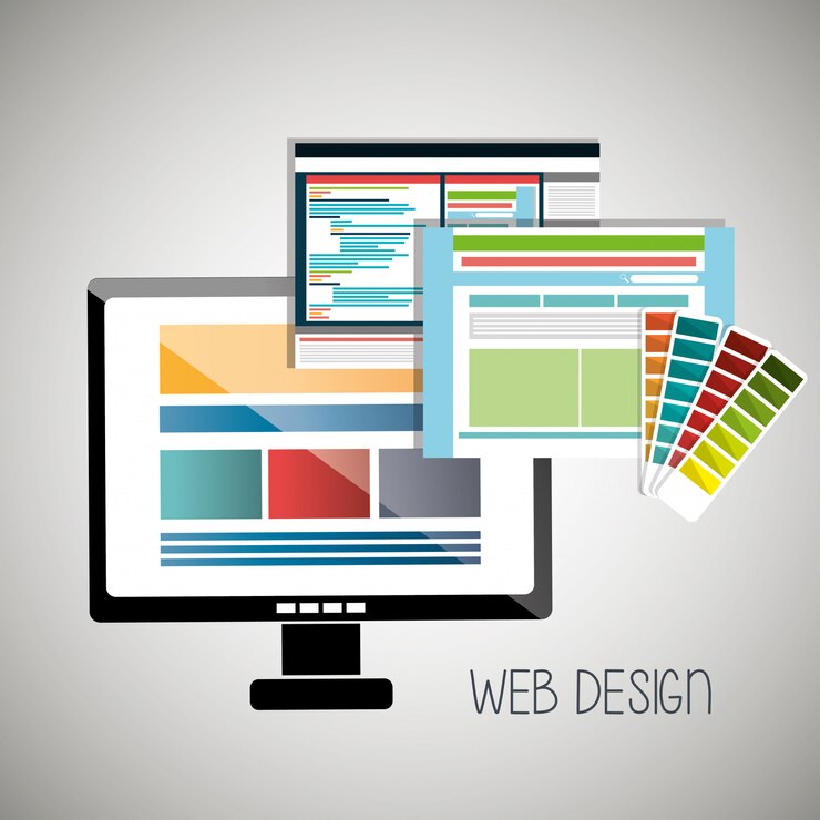 Vector web development illustration 
