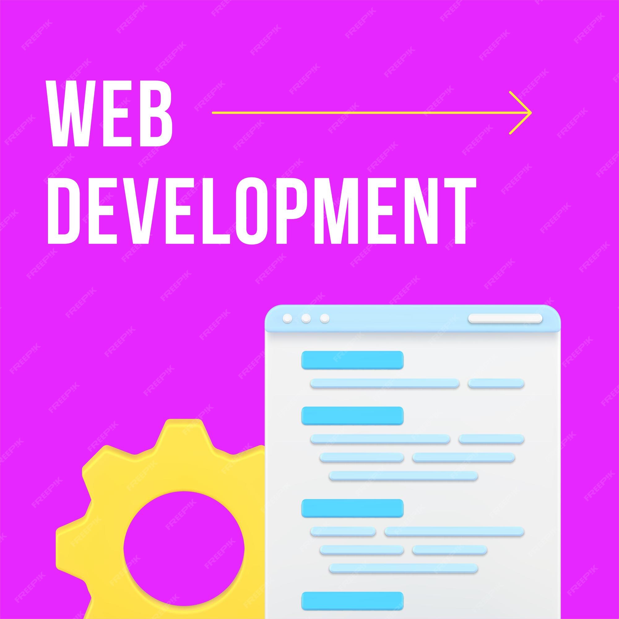 Premium Vector | Web development programming data analyzing social ...