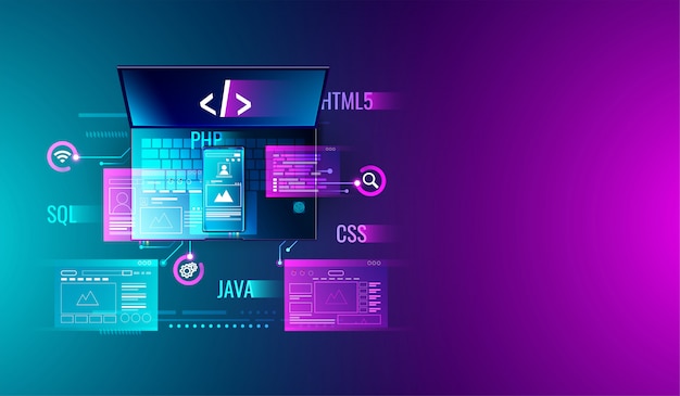 Programming Banner - Free Vectors & PSDs to Download