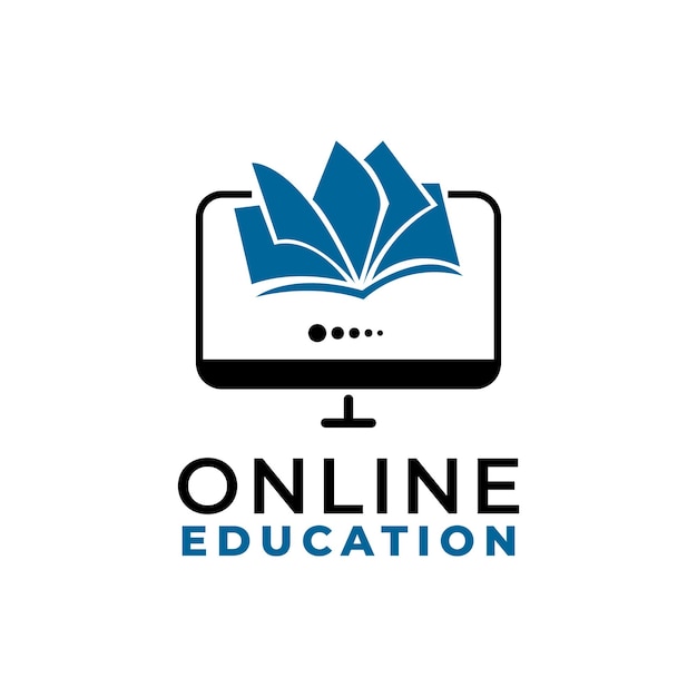Вектор дизайна логотипа веб-образования
