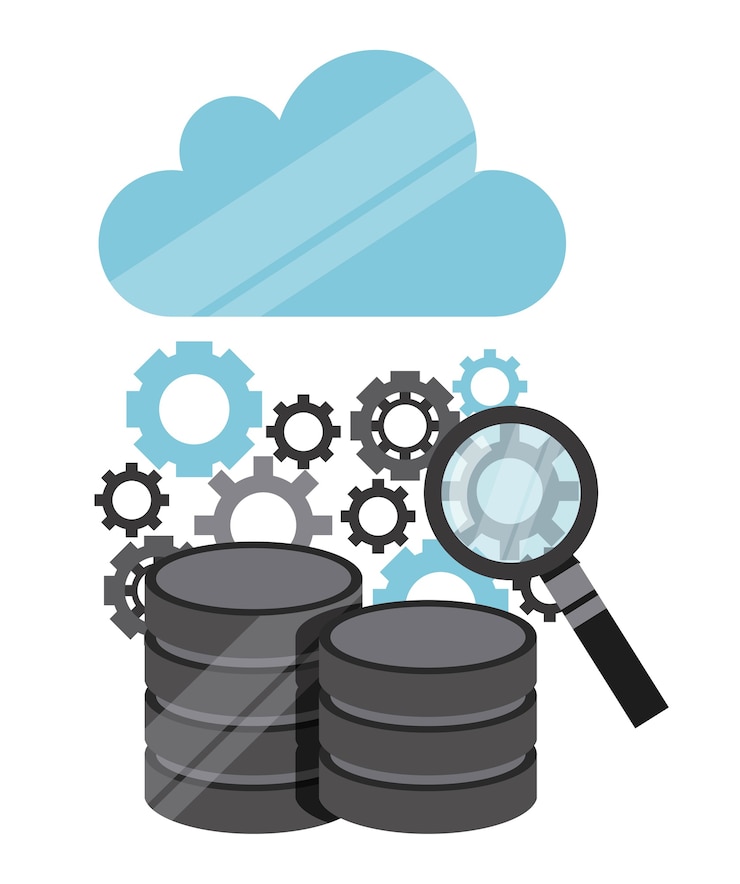 Vector web hosting design
