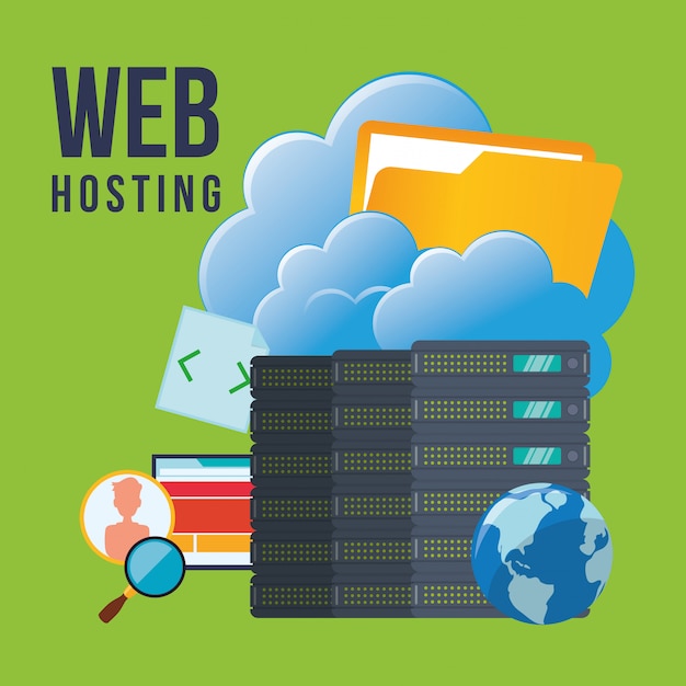 Web hosting ontwerp