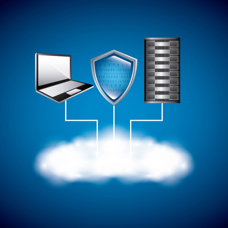 Vector web hosting-pictogram. technologie ontwerp. vector afbeelding