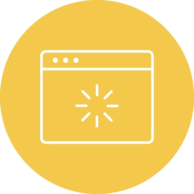 Web Icon Loading vector afbeelding Kan worden gebruikt voor codering en ontwikkeling