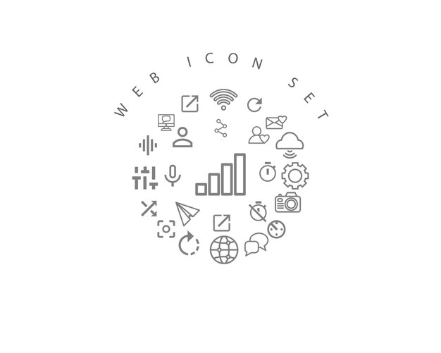 Web Icon Set Design