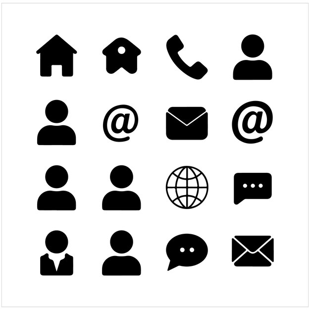 Web icon set Website set icon vector for computer and mobile