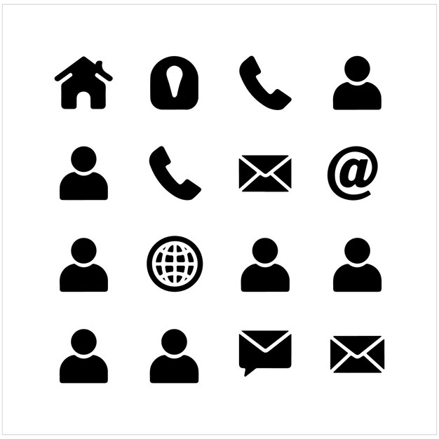 Web icon set Website set icon vector for computer and mobile