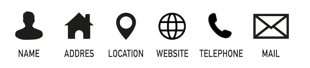 Web icons set