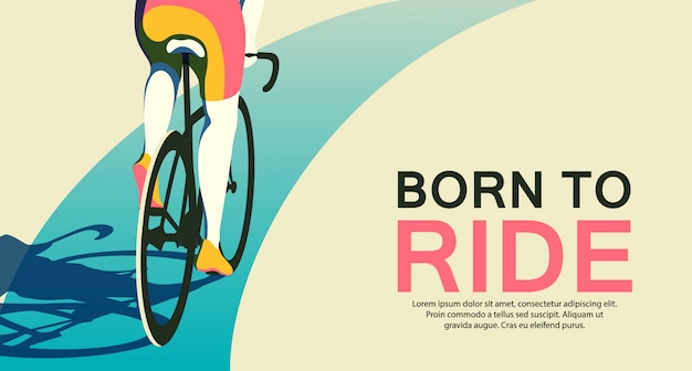 Illustrazione web. scegli la bici migliore per il tuo stile di vita. ciclismo. bycycle.