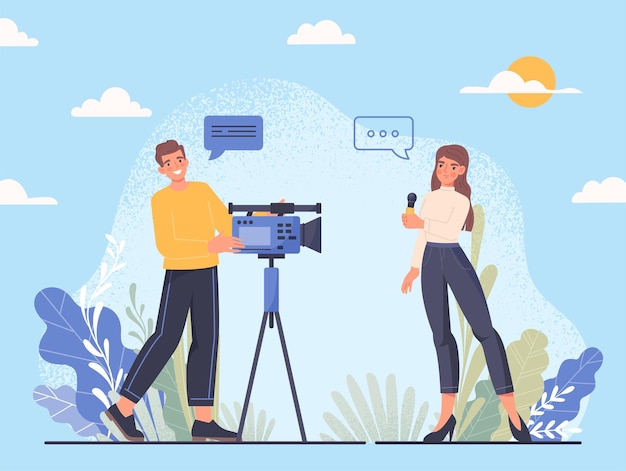 web journalism concept