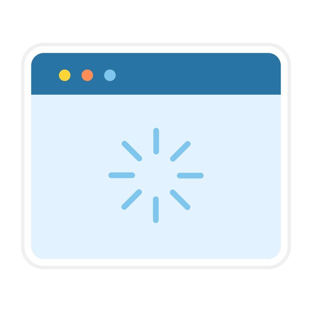 Web Loading icon vector image Can be used for Coding and Development
