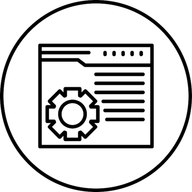 ウェブメンテナンスベクトルアイコン イラスト マーケティングアイコンセット