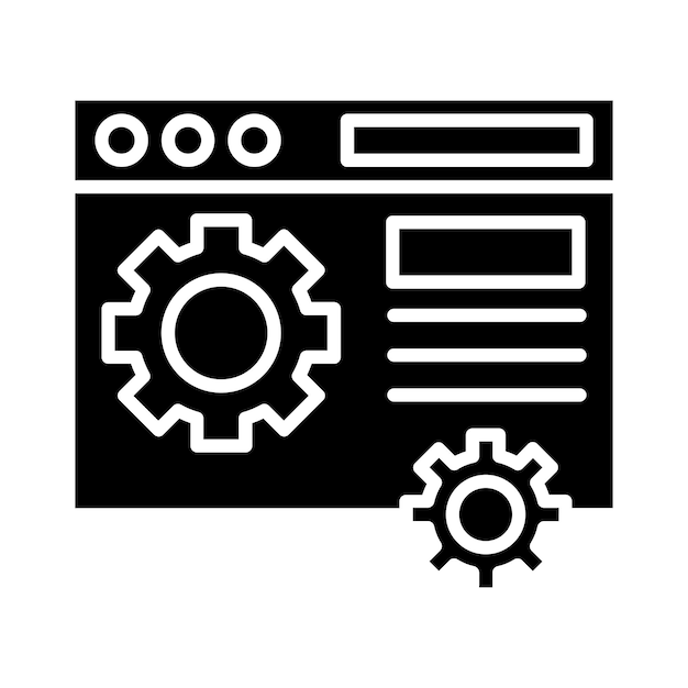 Web Maintenance Vector Illustration Style