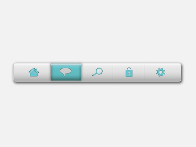 Vector web navigation bars