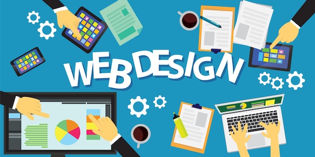 Web ontwerpconcept