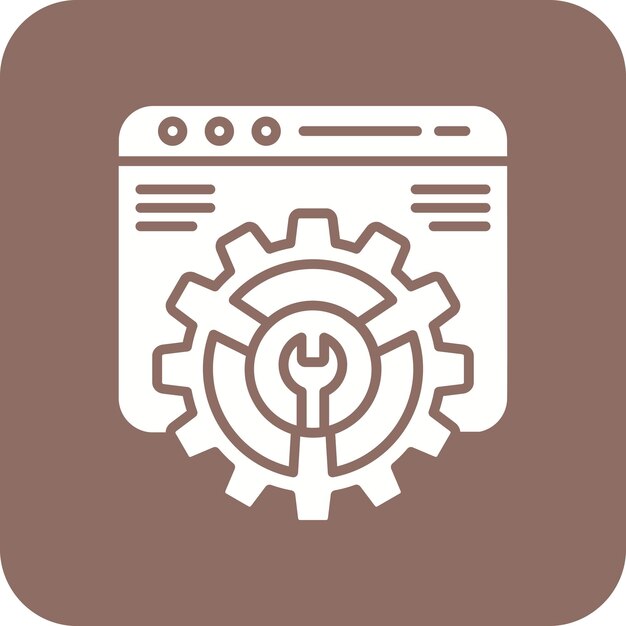 web optimization icon vector image can be used for marketing