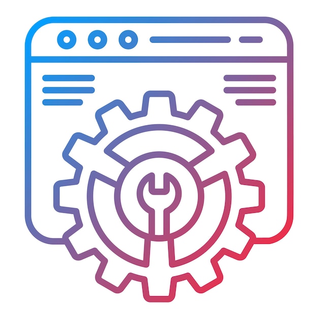 web optimization icon vector image can be used for marketing