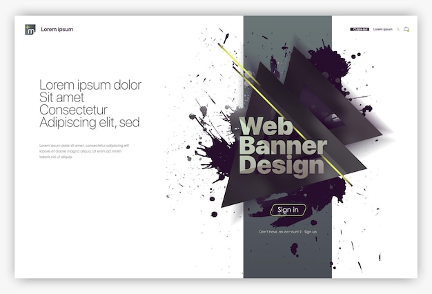 Vector web page design templates welcome screen banner concepts for website and mobile website development