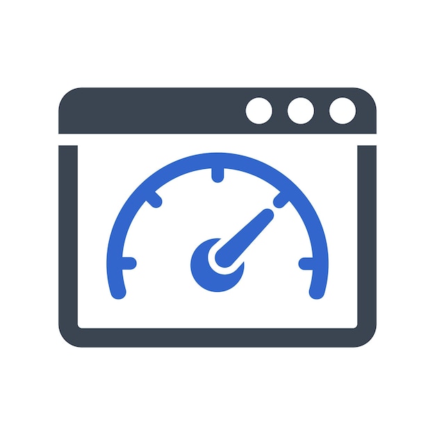 Web page speed icon