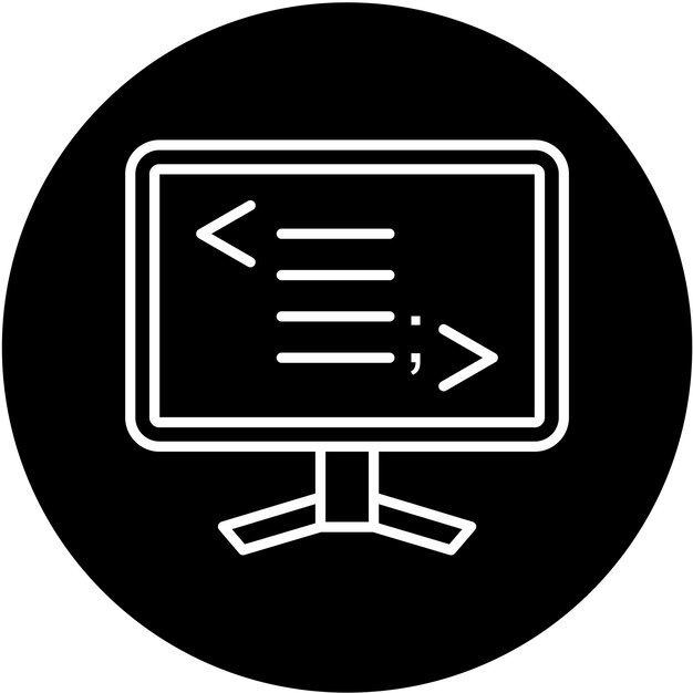 Premium Vector | Web Programming Icon Style
