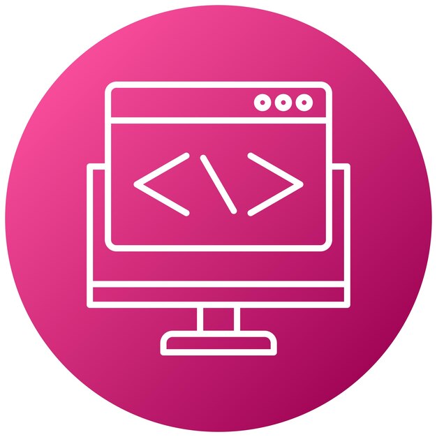 web programming icon style
