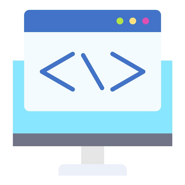 Premium Vector | Web Programming Icon Style