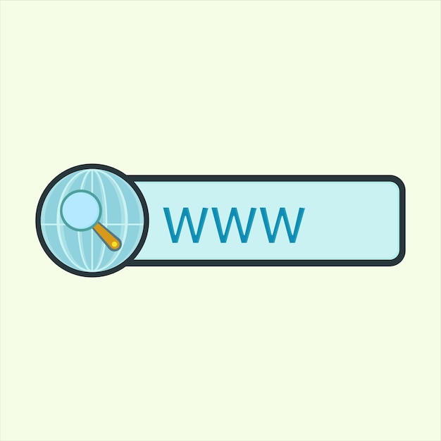 web search icon icon related to design elements suitable for web site app user interfaceselement printable etc flat icon style simple vector design editable