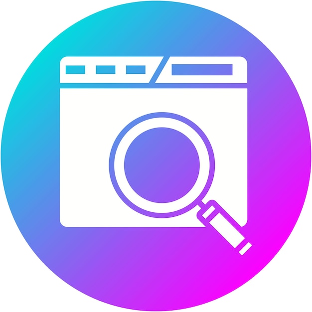Web Search vector icon Can be used for Online Marketing iconset