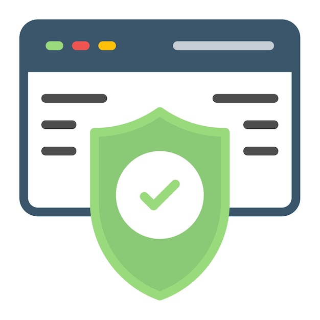 Web Security icon vector image Can be used for Biometrics