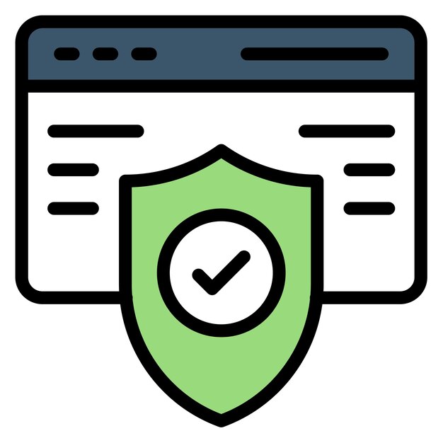 Web Security icon vector image Can be used for Biometrics