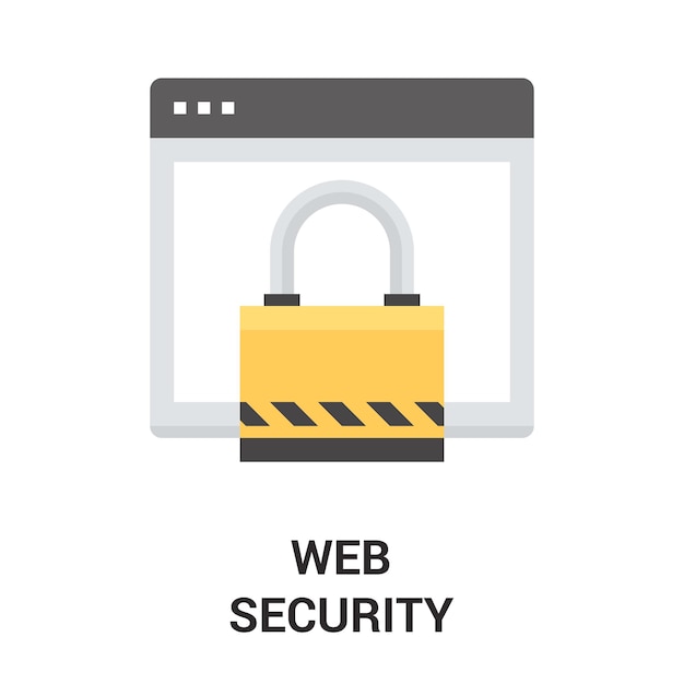 Icona di sicurezza web