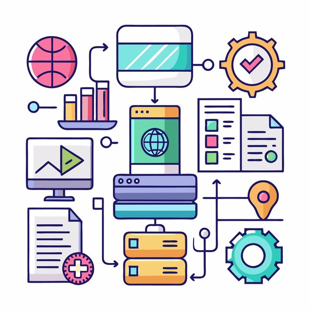 web server hosting with computer data files apps and internet access