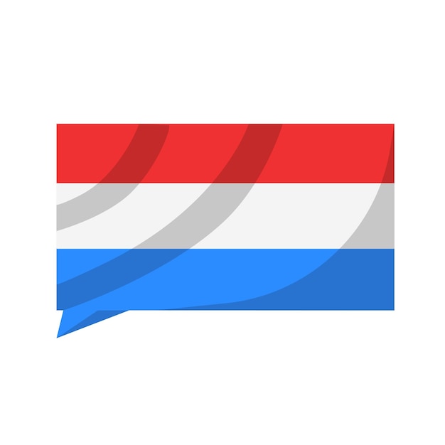 Web text flag Luxembourg country