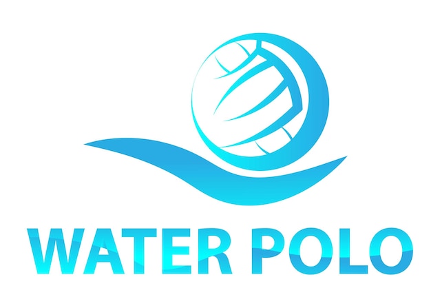 Web waterpolo logo vector