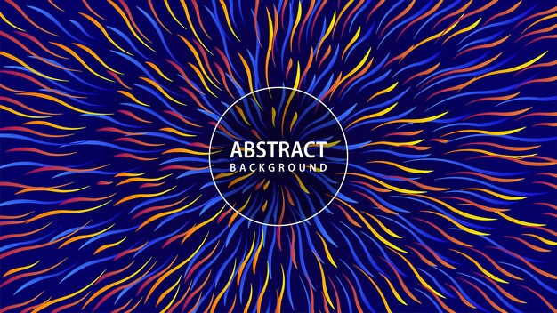 WebAbstract円形の幾何学的な背景。円形の幾何学的中心運動パターン。カラフルな抽象的な背景。