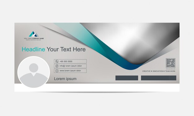 Webbanner of header voor sociaal netwerk