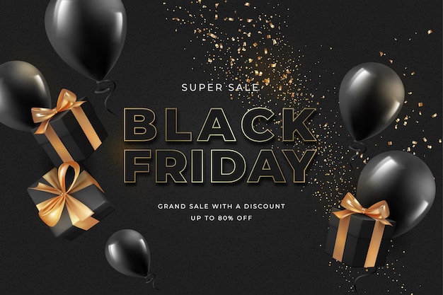 Webbannersjabloon voor Black Friday-verkoop