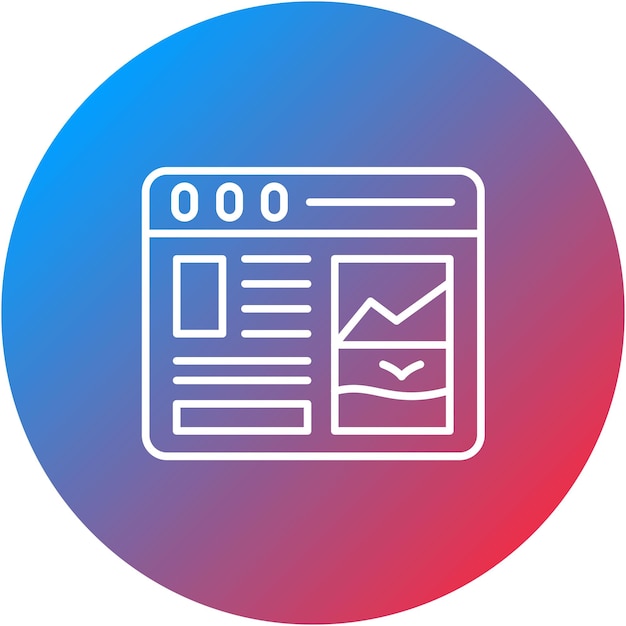 Webbrowser icoon vector afbeelding Kan worden gebruikt voor Web Hosting