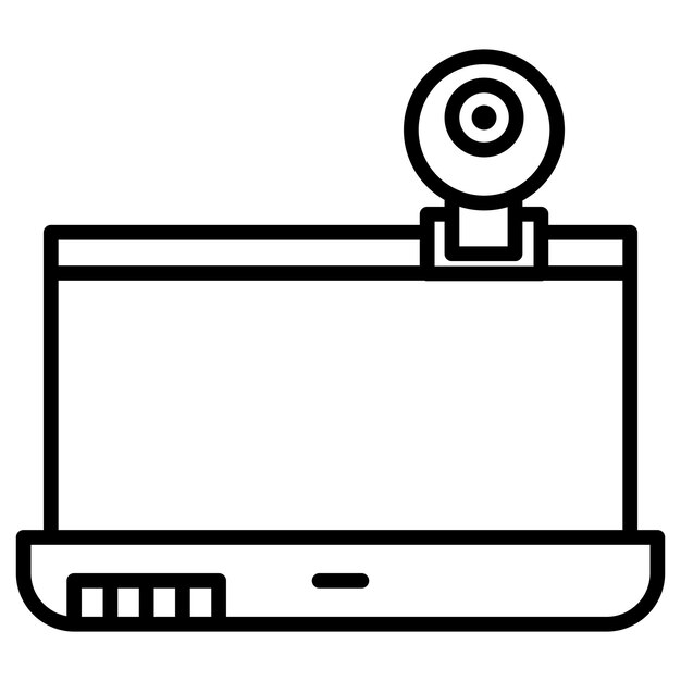 Webcam Vector Illustration