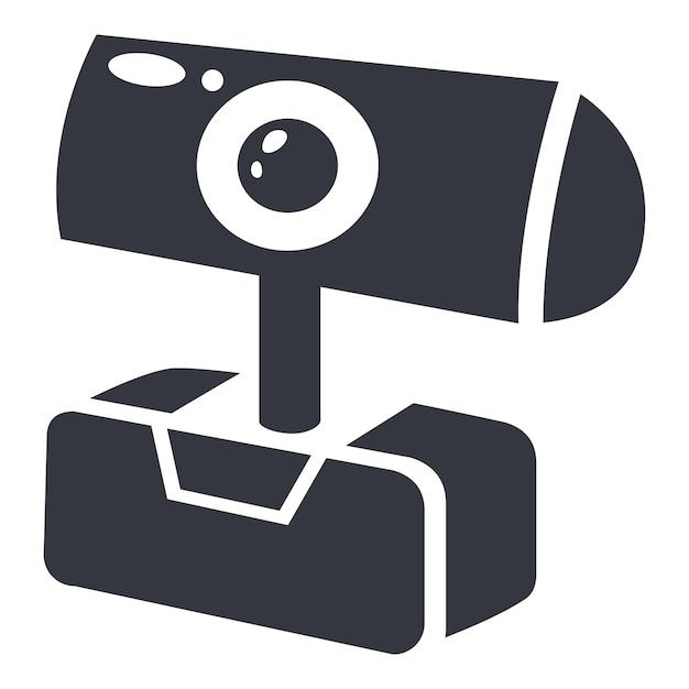 Webcamera pictogram vector basis webcam symbool