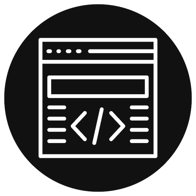 Webcodering Vector Illustratie