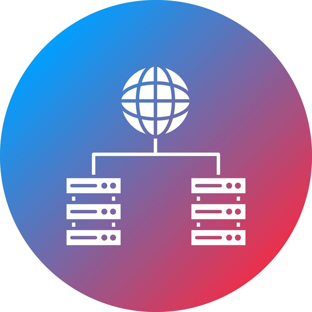 Webhosting icoon vector afbeelding Kan worden gebruikt voor Web Hosting