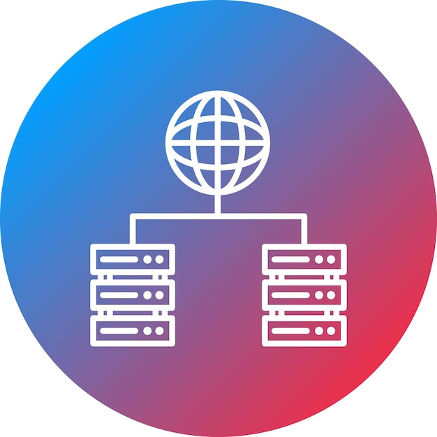 Webhosting icoon vector afbeelding Kan worden gebruikt voor Web Hosting