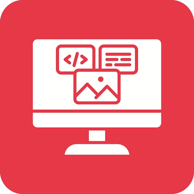 Webicon vector afbeelding kan worden gebruikt voor codering en ontwikkeling