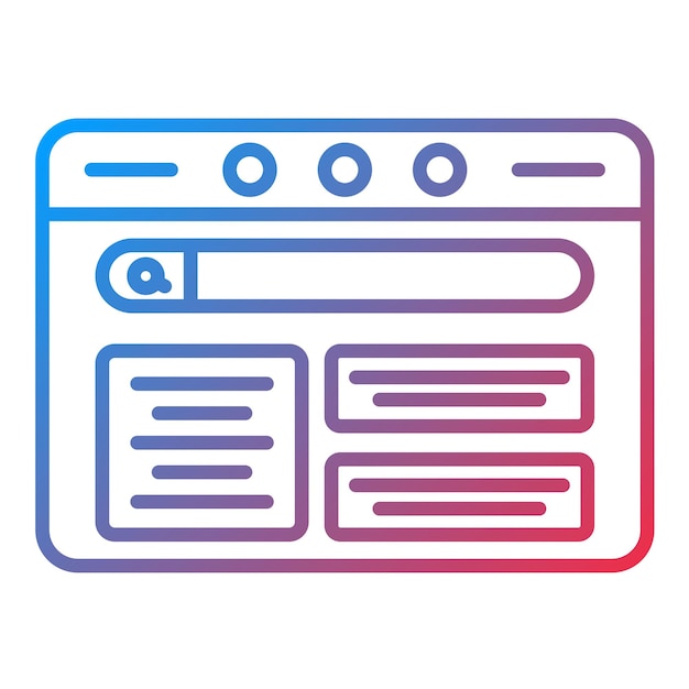 Webicon vector afbeelding kan worden gebruikt voor UX en UI