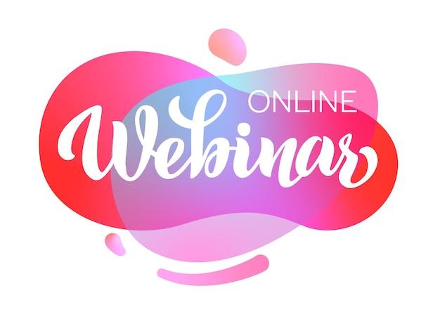 Webinar gratis belettering van handgetekende voor projecten website live uitzending live stream video